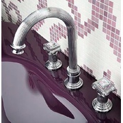 Смеситель для раковины Cezares Olimp хром ручки Swarovski-2