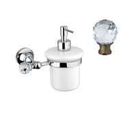 Дозатор для жидкого мыла Cezares Olimp OLIMP-SOI-02-Sw подвесной ручки Swarovski бронза