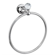 Полотенцедержатель Cezares Olimp кольцо Swarovski, хром