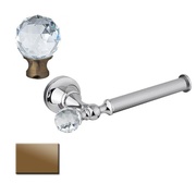 Держатель туалетной бумаги Cezares Olimp OLIMP-TH04-02-Sw горизонтальный ручки Swarovski бронза