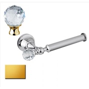 Держатель туалетной бумаги Cezares Olimp OLIMP-TH04-03/24-Sw горизонтальный ручки Swarovski золото 24 карат