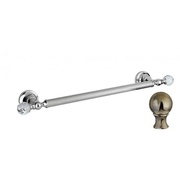 Полотенцедержатель Cezares Olimp OLIMP-TH06-02-Sw 60 см ручки Swarovski бронза