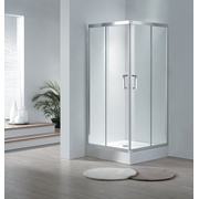 Душевой уголок Cezares Porta PORTA-D-A-2-100-P-Cr 100x100 см стекло текстурное хром 2 двери