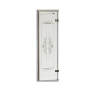 Боковая стенка Cezares Royal Palace ROYAL PALACE-A-100-FIX-CP-Cr 100 см стекло прозрачное с матовым узором хром