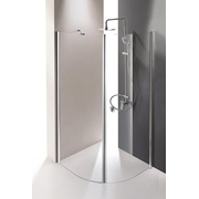 Душевой уголок Cezares Triumph DUE 90x90 см прозрачное стекло хром