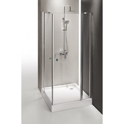 Душевой уголок Cezares Triumph 100x100 см стекло текстурное хром 2 двери
