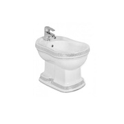 Биде напольное Creavit Klasik KL500.000X0 59x36.5x40 декор VERCACI/хром