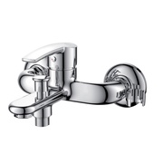 Смеситель для ванны D&K DA136 DA1363201 с коротким изливом, с аксессуарами