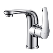 Смеситель для раковины D&K DA136 гибкая подводка,хром