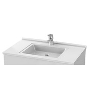 Раковина De Aqua Квадро 81 см. белая