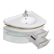 Раковина De Aqua Трио 90х54см золото