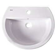 Раковина Della Globus DE311156001 56 белая с отверстием под смеситель