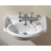 Раковина Devon&Devon Oxford IBLP2FOXF 53x38 см c 2 отверстиями под смеситель