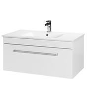 Тумба для раковины Dreja Aston S 70024 60 ручка А белый глянец SLIM-60