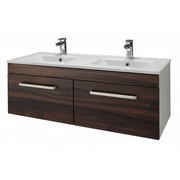 Тумба с раковиной Dreja Aston 120 см с 2-мя ящиками, орех