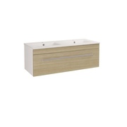 Тумба для раковины Dreja Aston 120 ручка А дуб SLIM-120
