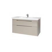 Тумба для раковины Dreja Enzo 120 бежевый глянец VELVET TOUCH
