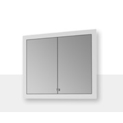 Зеркало-шкаф Dreja Grid 90 2 двери INDIVIDUAL