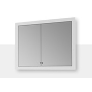 Зеркало-шкаф Dreja Grid 120 2 двери INDIVIDUAL