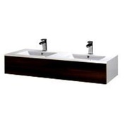 Тумба для раковины Dreja Infinity 120 см черный глянец