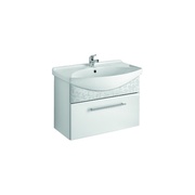 Тумба для раковины Dreja Ornament 65 1 ящик белый Лагуна-65