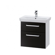 Тумба для раковины Dreja Q max S 70 FC черный глянец