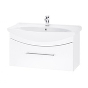 Тумба для раковины Dreja Wind 50644 105 S белый глянец Лагуна-105