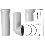 Крепёжный комплект Duravit Варио для горизонтального или вертикального стока