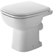 Унитаз напольный Duravit D-code под встроенный бачок, горизонтальный смыв, цвет белый