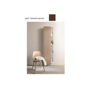 Шкаф-пенал Duravit D-code DS1248R5353 50x24x180 см темный каштан, правый