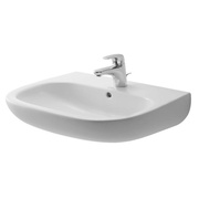 Раковина Duravit D-code 23106000002 60x46 с 1-м отверстием под смеситель, с переливом, цвет белый