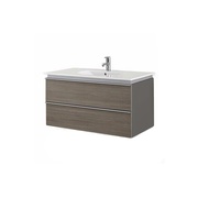 Тумба с раковиной Duravit Darling new 100 см серебряная сосна