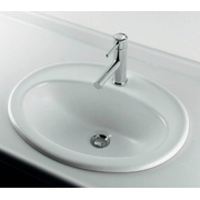 Раковина Duravit Duraplus Скрытая сверху, с переливом, 1 отверстие под смеситель, цвет белый