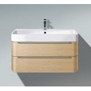 Тумба для раковины Duravit Happy D.2 стандарт,фронт/корпус цвет: Европейский Дуб