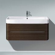 Тумба для раковины Duravit Happy D.2 2 ящика, Темный дуб