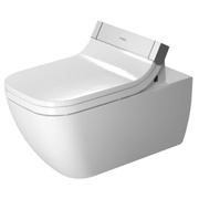 Унитаз подвесной Duravit Happy D.2 без смывного обода, 37x62 см, цвет белый для SensoWash