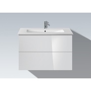 Тумба для раковины Duravit L-Cube 80 см белый, 2 ящика