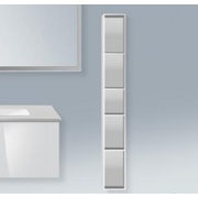 Шкаф-пенал Duravit L-Cube LC120608787 18x18x140 см открытый белый матовый