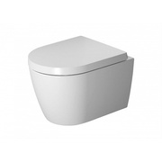 Унитаз подвесной Duravit Me by Starck 2530090000 48x37x40 без смывного края, с вертикальным смывом, с креплением Durafix