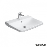 Умывальник Duravit P3 Comforts с переливом, 1 отверстие под смеситель, цвет белый