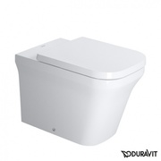 Унитаз напольный Duravit P3 Comforts под независимый бачок, без смывного края, цвет белый