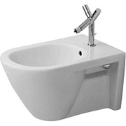 Биде подвесное Duravit Philippe starck 3 белое, антибактериальное покрытие
