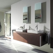 Зеркало + светильник Duravit Ph.Starck I с 1 люминесцентной лампой и сенсорным выключателем