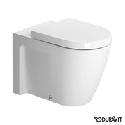 Чаша для унитаза приставного Duravit Starck 2 57x37 см c покрытием