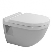 Унитаз подвесной Duravit Starck 3 42000900A1 36x54x36 с сиденьем
