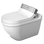 Чаша для унитаза подвесного Duravit Starck 3 2226590000 62x36 см с покрытием без сиденья