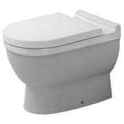 Унитаз приставной Duravit Starck 3 56x36 см с покрытием