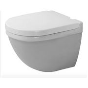 Унитаз подвесной Duravit Starck 3 252709 00 00 36x54 Rimless без сиденья