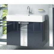 Тумба для раковины Edelform Fresh 60 распашная (раковина W60) глянцевый антрацит