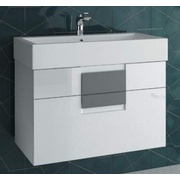 Тумба для раковины Edelform Glass 80 с ящиками (раковина W80)